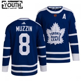 Toronto Maple Leafs Trikot Jake Muzzin 8 Adidas 2022-23 Blau Reverse Retro 2.0 Authentic - Kinder
